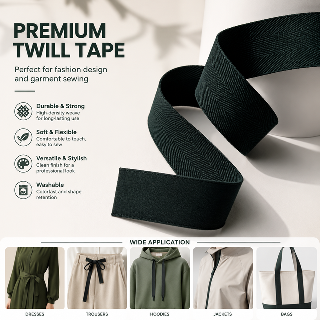 Herringbone Weave 100% Polyester Elastic Band Luggage Straps for Bags Eco-Friendly High Density Oeko-Tex Standard 100 Fast
