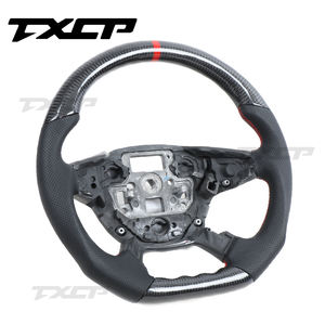 Volant en fibre de carbone pour Ford Escape1 Focus ST <span class=keywords><strong>RS</strong></span> <span class=keywords><strong>Fiesta</strong></span> MK2 MK3 Led Volant - Product Image 3