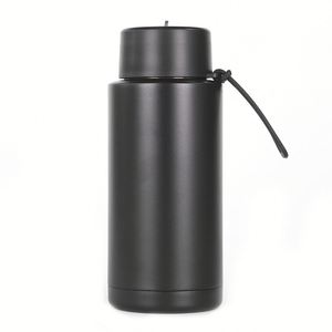 Botella de Agua Deportiva de Acero Inoxidable 316 con Aislamiento al Vacío, Personalizada, para Exteriores, Gran Capacidad de 34 oz, con Pajita para Uso en Automóvil, Mantiene la Temperatura de 6 a 12 Horas - Product Image 4