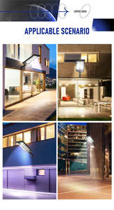 Farola Solar LED Automática de 400W IP67 Certificada CE, Impermeable, con Control Remoto, Sensor de Movimiento, para Exteriores, Carreteras, Vías y Batería - Product Image 4