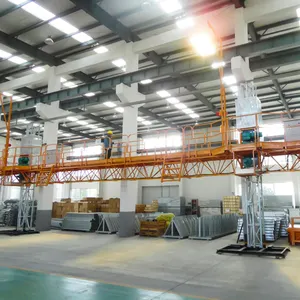 ZK Curved And Inclined Construction Building Hoist With Compact Structure China Manufacturer Goods Lift Machine