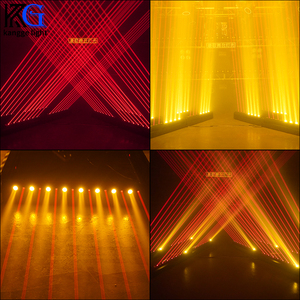 Giai đoạn 8 + 8 mắt DJ chuyên nghiệp đèn <span class=keywords><strong>Laser</strong></span> LED duy nhất màu đỏ <span class=keywords><strong>laser</strong></span> chiếu DMX 150 Wát di chuyển đầu chùm ánh sáng <span class=keywords><strong>laser</strong></span> cho bên thanh - Product Image 3