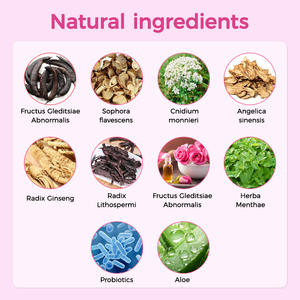Chinaherbs Nettoyant moussant vaginal à base de plantes boraciques naturelles pour femmes, ingrédients doux, usage quotidien, favorise l'hydratation naturelle, fonction nettoyante - Product Image 3