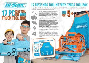 <span class=keywords><strong>17PC</strong></span> trẻ em Kích thước DIY Xây Dựng Công cụ <span class=keywords><strong>Kit</strong></span> Blue & Orange kim loại thực dụng cụ cầm tay OEM & ODM hỗ trợ - Product Image 3