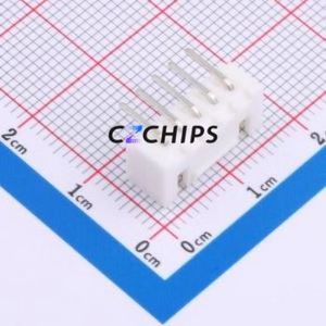 ZX-HA2.54-5PWZ Wire-to-Board Pin Header Bent Lead Through Hole,P=2.54mm Connector 1x5P 2.5mm Right Angle Insert XHB - Product Image 2