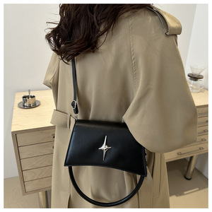 Fashionable and Simple Two <b>Straps</b> Zip Closure Luxury Crossbody <b>Bag</b> Casual Korean-style Trendy Small <b>Bag</b> - Product Image 4
