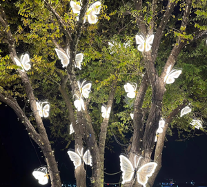 Lámpara LED de Mariposa de Neón para Exteriores, Impermeable IP65, Decorativa para Árboles, Jardín, Paisajes, <span class=keywords><strong>Navidad</strong></span>, Fiestas y Bodas - Product Image 4