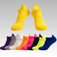 Chaussettes de sport basses pour hommes, respirantes, à séchage rapide, en nylon élastique, pour le printemps et l'été, vente en gros OEM
