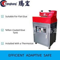 Machine de revêtement automatique à colle thermofusible TH-218, applicateur à rouleaux pour chaussures, cuir et boîtes