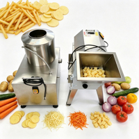 Commerciële aardappelsnijmachine voor frieten, hoge snelheid, stabiel snijden voor snackvoedselverwerkingsbedrijven