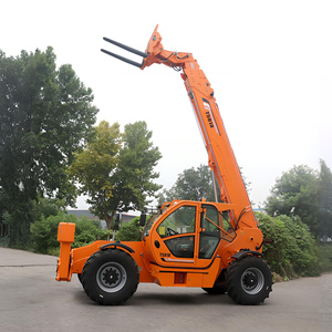 नए 4 टन 14 मीटर टेलीस्कोपिक फोकलिफ्ट क्रेन टेलीहैंडलर डीजल इंजन रेस्तरां के उपयोग के लिए 4x4 फोर्कलिफ्ट - Product Image 2