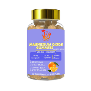 Gomitas de Suplementos Herbales al por Mayor de Fábrica con Extracto de Manzanilla, L-Triptófano y Óxido de Magnesio - Product Image 1