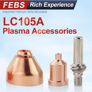 Febs Lincoln LC105 soplete de corte por Plasma de aire piezas de repuesto Powemax 105A tapa protectora de cobre apta para Tomahawk 1538 - Product Image 4