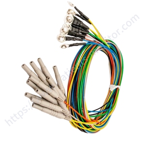 H256 <span class=keywords><strong>EEG</strong></span>-Gerät NE-134A Elektrode Ag Collodion Größe 10mm Durchmesser 1,5mm Berührungssicherer Anschluss Neu Original - Product Image 5