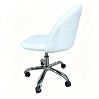 Chaise de bureau confortable pour la maison et le bureau, avec roulettes, pivotante et réglable, en tissu, pour la maison, le bureau ou le dortoir