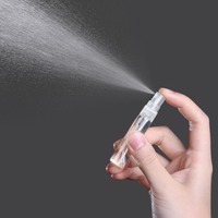 Mini flacons d'échantillon de parfum en verre transparent de 2ml 3ml 5ml 10ml échantillons rechargeables pulvérisateur à pompe surface de sérigraphie vente en gros