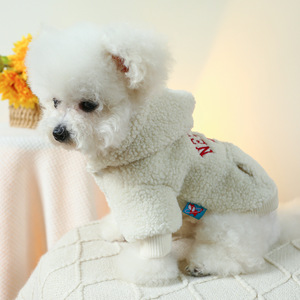 PETCIRCLE Pet Circle Dog and <b>Cat</b> <b>Clothes</b> Lambswool Autumn and Winter Warm New York Style Sweatshirt - Product Image 4
