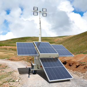 Solar <strong>Lighthouse</strong> <strong>Light</strong> Adjustable and Movable White, Suitable for Landscape Gardens, Emergency Rescue, and Construction Sites - Product Image 4