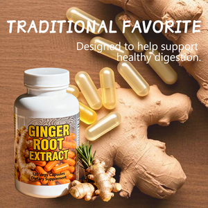 OEM卸売オーガニックビーガンハーブサプリメント生姜根カプセル生姜根1000mg - Product Image 4