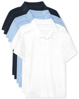Polo Personnalisé pour Uniformes Scolaires Enfants Garçons T-Shirts Polos en Piqué