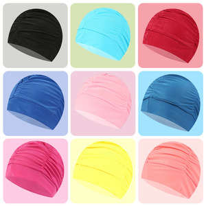 <span class=keywords><strong>Gorro</strong></span> <span class=keywords><strong>de</strong></span> Natación <span class=keywords><strong>con</strong></span> Estampado <span class=keywords><strong>de</strong></span> <span class=keywords><strong>Flores</strong></span> y Orejas Plisadas, Talla Única, <span class=keywords><strong>Gorro</strong></span> <span class=keywords><strong>de</strong></span> Baño Elástico <span class=keywords><strong>de</strong></span> Nailon Tipo Turbante para Proteger el Cabello Largo - Product Image 2