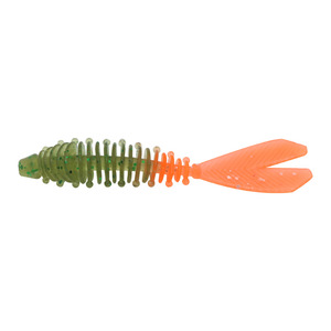 Señuelo blando de hoja de sauce de doble cola 5.5cm 1.2g para pesca de lubina, señuelos de fondo - Product Image 1