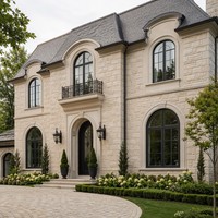 Fenêtre arquée en PVC sur mesure de haute qualité, design français, cadre grillagé décoratif, fenêtre de bâtiment pour projets de maisons de luxe