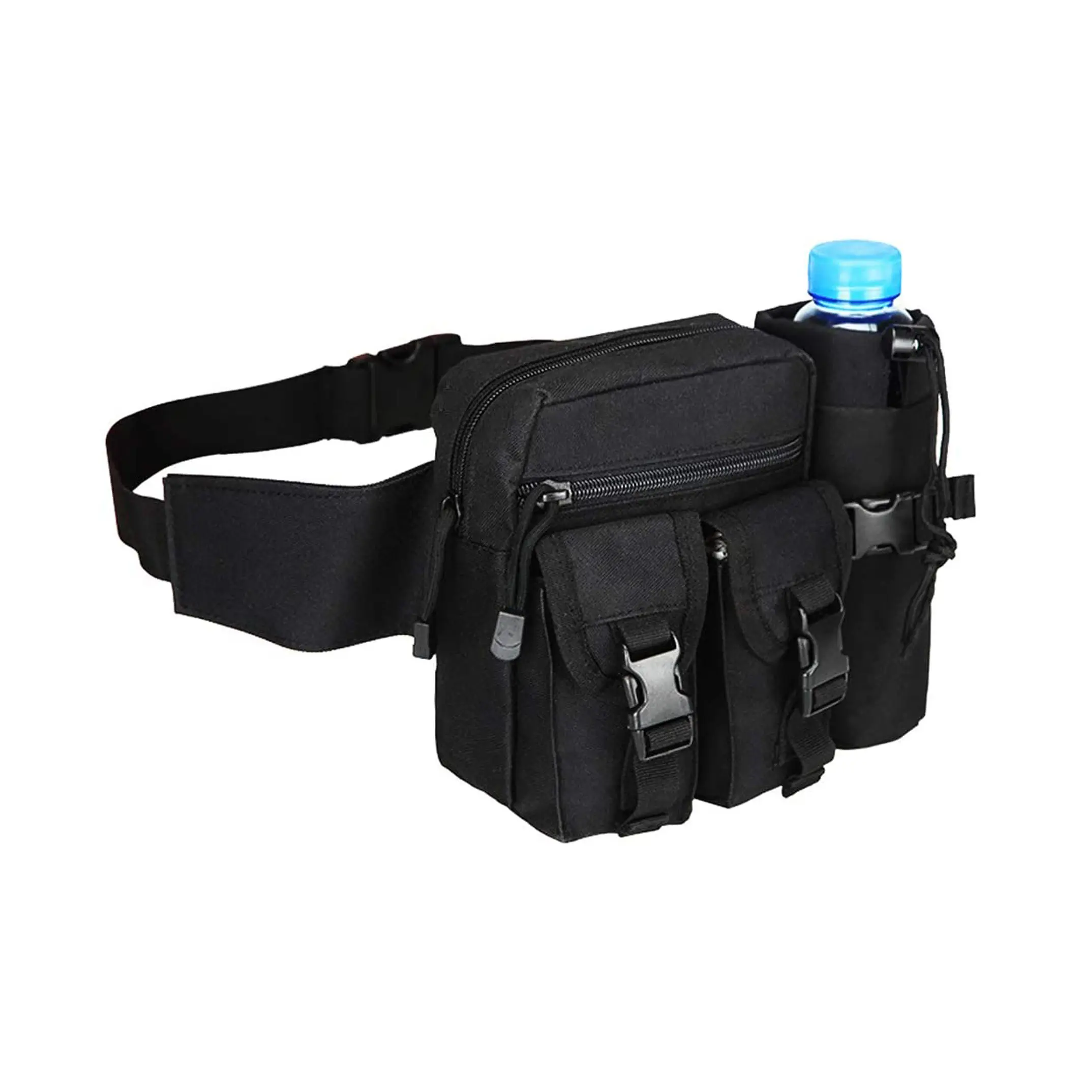 Tactical Waist Pack Bag Outdoor Sports With Water Bottle Holder Waterproof Waist Shoulder Bag for Running