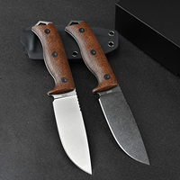 Couteau à lame fixe de survie en plein air en acier DC53 de haute qualité, couteaux tactiques de camping, couteaux de chasse, de pêche, outil de coupe EDC