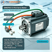 Pour 1FL6024-2AF21-1LA1 SIMOTICS S-1FL6 0.1kW 230V 3000rpm Servomoteur AC avec encodeur 20 bits en aluminium, protection IP65 pour SINAMICS V90