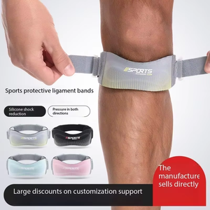 สายรัดเข่าสำหรับบรรเทาอาการปวดเข่า  แบบยูนิเซ็กซ์  สำหรับวิ่ง เดินป่า เล่นฟุตบอล น้ำหนักเบา - Product Image 4