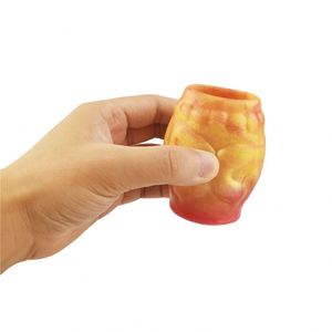YOCY Penis Enlargement Large Dragon Knot for <b>Dildos</b> Sex Toy for Men Cock Sleeve Waterproof Soft Silicone Detachable for Men - Product Image 5
