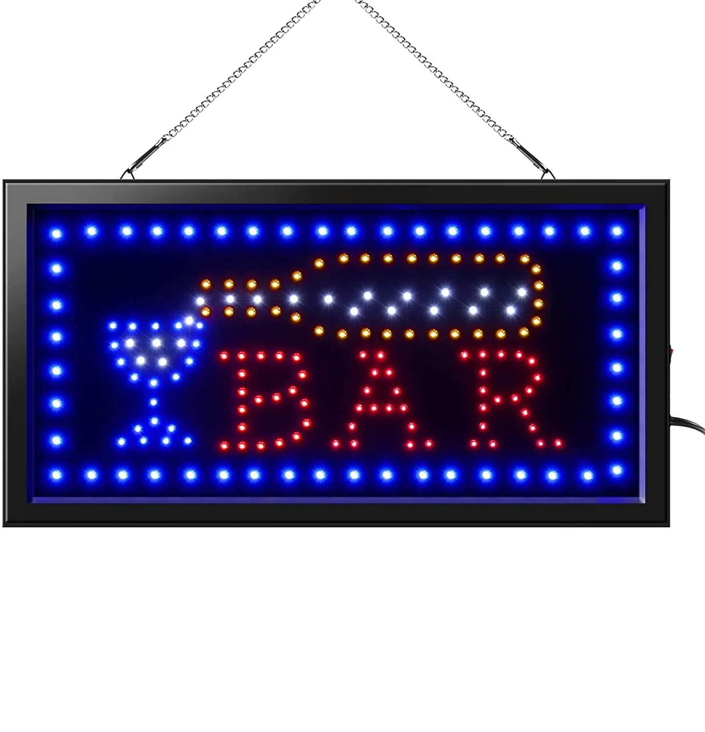LED OPEN BAR sign electric display advertisement board lights for bar business shop hotel wall decor