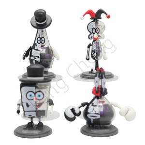 Figurines de dessins animés en noir et <span class=keywords><strong>blanc</strong></span>, série Joker, jouets en PVC de 10 cm, boîte mystère - Product Image 1