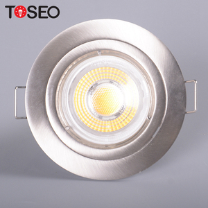 Éclairage intérieur, boîtier de downlight <span class=keywords><strong>GU10</strong></span> doré, downlight encastré LED rond 7W pour couloir - Product Image 5