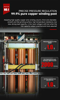 Stabilisateur de tension automatique haute précision WF.EL AC 380V 3 phases 600KVA, prix d'usine, protection contre la surchauffe, industriel