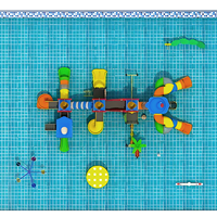 Jeux interactifs de parc aquatique avec rétroaction sensorielle pour jouer