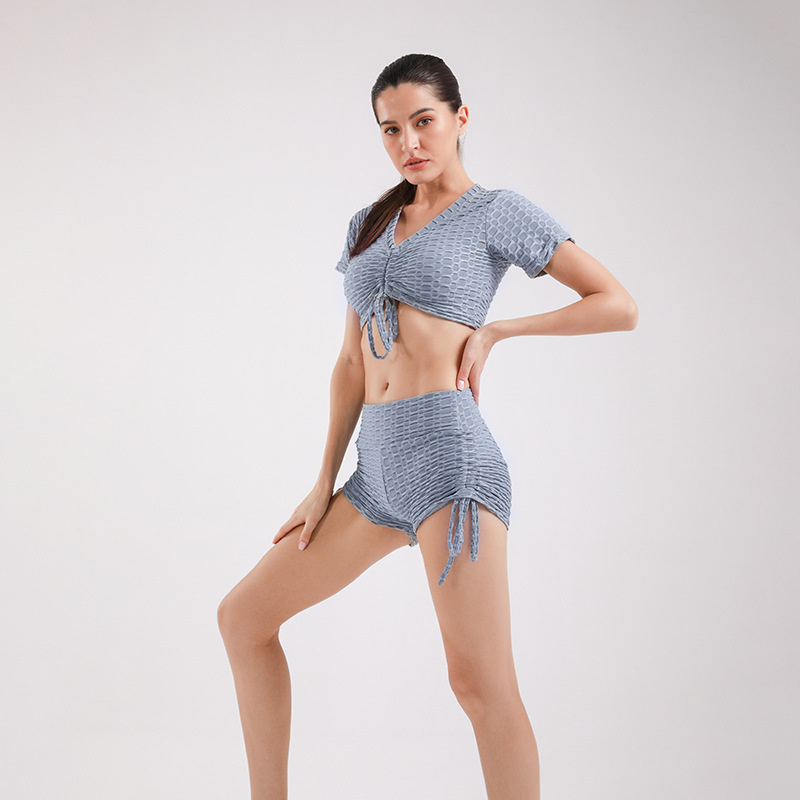 New summer women's clothing sports two pieces set fitness yoga wear suit casual sports wear women