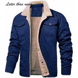 Giacca invernale da uomo usse taglie 100% giacca <span class=keywords><strong>Safari</strong></span> in cotone Chaquetas Para Hombr Street Cowboy <span class=keywords><strong>abbigliamento</strong></span> - Product Image 1