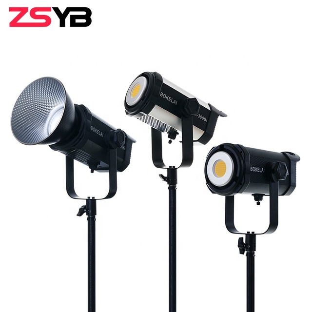 ZSYB High CRI Aluminum Housing Dimmable 300watt 2700-6500K Led Video Camera Phototgrpahic Lighting