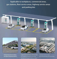 Stockage d'énergie solaire industriel 125kW Armoire d'alimentation 261kWh Armoire de batterie Chargeur rapide CC Gestion intelligente EMS