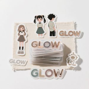 Waterproof clear Sticker <b>Paper</b> <b>Printing</b> <b>Paper</b> Stickers Adhesive Label Transparent Plastic Sticker Label Sheet - Product Image 2