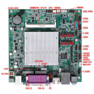 J1900EM J1800EM <span class=keywords><strong>Intel</strong></span> J1900 carte mère Mini-ITX sans ventilateur <span class=keywords><strong>Intel</strong></span> MINI PCIe LAN, 6 COM LVDS sans ventilateur ATX 12VDC - Product Image 4