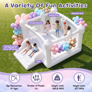 FBSPORT Château gonflable d'extérieur avec petit toboggan, aire <span class=keywords><strong>de</strong></span> jeux intérieure pour enfants avec bac à <span class=keywords><strong>sable</strong></span>, châteaux gonflables commerciaux à vendre - Product Image 4