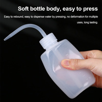 MASSA 250ml Bouteille de lavage à presser en plastique Échantillon gratuit Outil de rinçage à l'eau de sécurité pour cils et outils