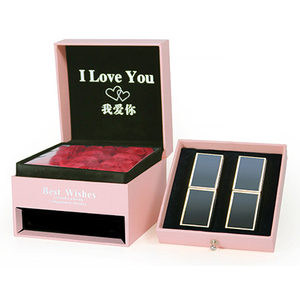 Vente directe d'usine <span class=keywords><strong>Roy</strong></span>, 9 pièces, boîte à bijoux à double tiroir recouverte de fleurs immortelles - Product Image 6