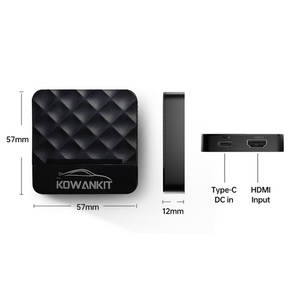 K6H HD Port Adaptateur Carplay sans fil 2 en 1 Caprlay Dongle pour fil à sans fil Carplay Android <span class=keywords><strong>Auto</strong></span> Installation facile dans les voitures - Product Image 4