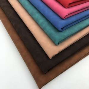 PU tissu éclatement fissure haute propriété physique résistance aux hautes températures anti-oxydation sacs à main sacs chaussures femmes sac tissu - Product Image 4