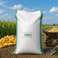 Sacs en polypropylène tissé réutilisables de 50 kg, sacs en PP, vente en gros pour l'agriculture, l'emballage du riz, du maïs, du blé, de la farine et des semences, provenance Chine