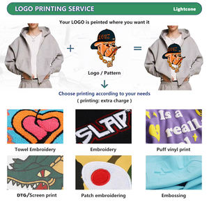 Sudadera con Capucha Personalizada con Cierre y Estampado de Camuflaje, Felpa Francesa, Bloques de Color, Parches, Forro, Capucha con Bolsillo Tipo Canguro, Impresión Directa - Product Image 6